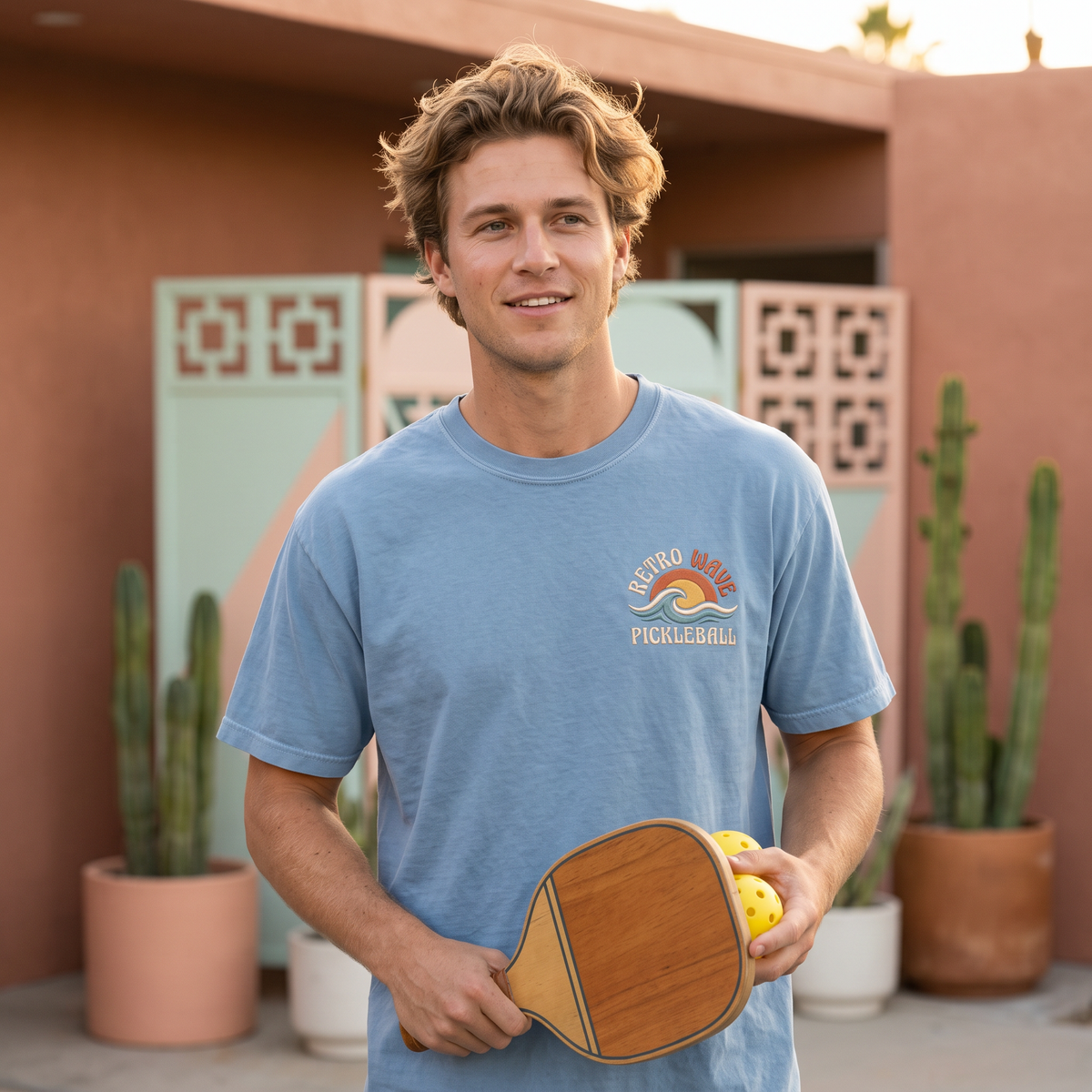Retro Wave Pickleball — lifestyle